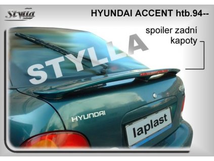 Spojler - Hyundai ACCENT HTB 1994-1998 - HY-HA1L - 1