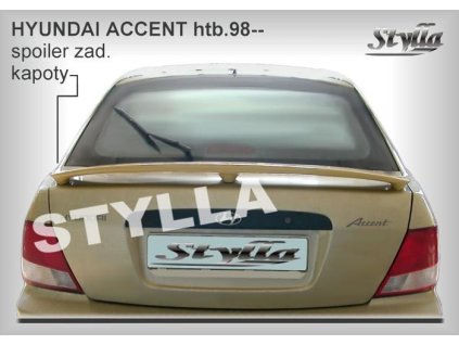 Spojler - Hyundai ACCENT HTB 1998-2000 - HY-HA2L - 1