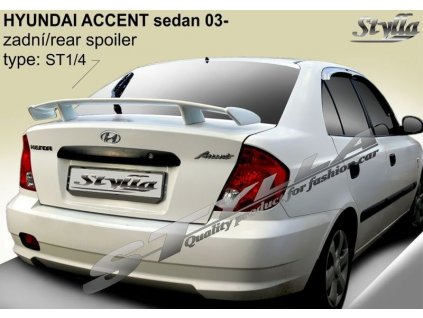 Spojler - Hyundai ACCENT SEDAN 2003- - HY-ST1-4L - 1