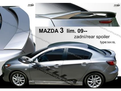 Spojler - Mazda 3 SEDAN  2009-2013 - MA-MA18L - 1