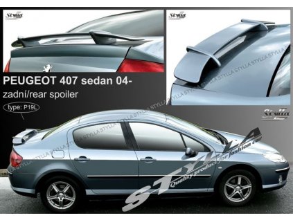 Spojler - Peugeot 407 SEDAN  2004-2010 - PE-P19L - 1