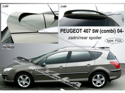 Spojler - Peugeot 407 SW  2004-2010 - PE-P22L - 1