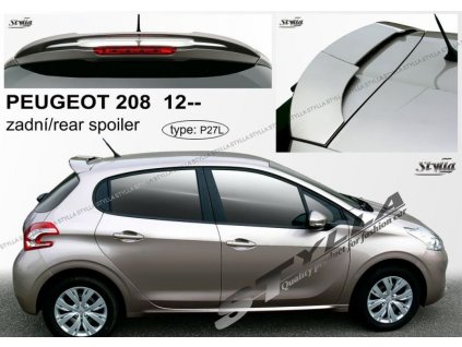 Spojler - Peugeot 208   2012-2018 - PE-P27L - 1