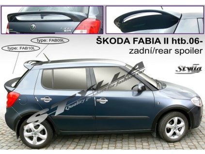 Spojler - Škoda FABIA II. HTB ŠTIT 2007-2014 - SK-FAB09L - 1