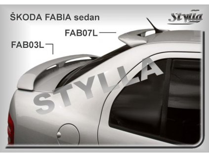 Spojler - Škoda Fabia SED. ŠTIT - SK-FAB07L - 1