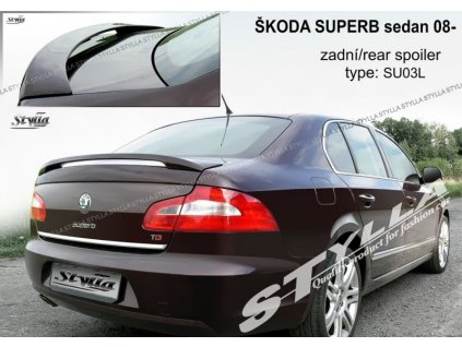Spojler - Škoda SUPERB II. liftback  2008-2013 - SK-SU03L - 1