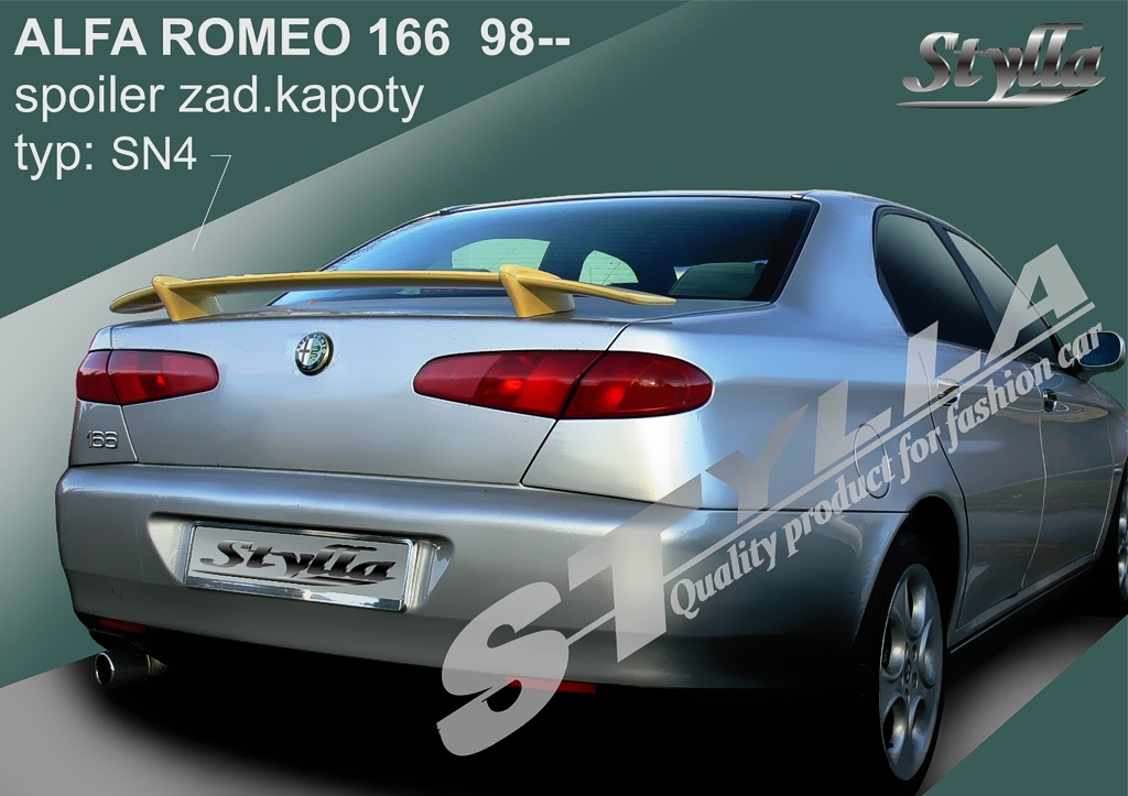 Stylla Spojler - Alfa Romeo 166 SED 1998-