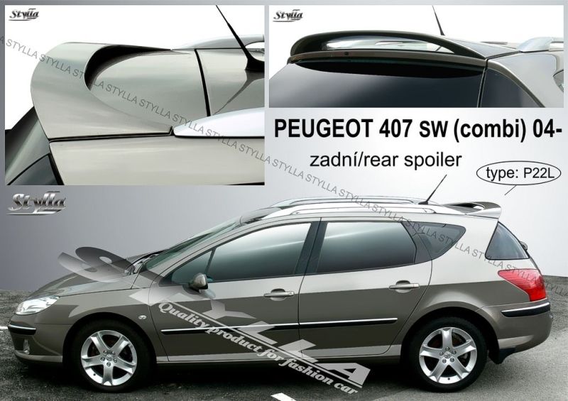 Stylla Spojler - Peugeot 407 SW  2004-2010
