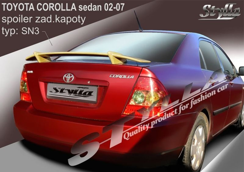 Stylla Spojler - Toyota Corolla SEDAN  2000-2006