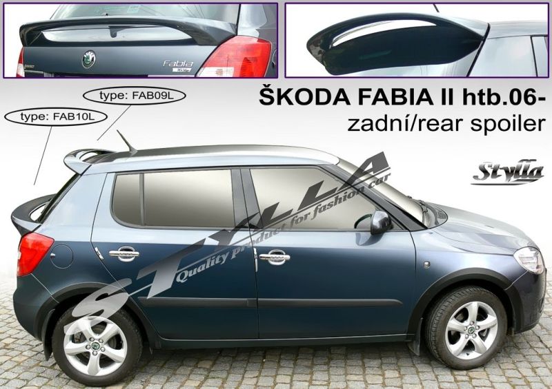 Stylla Spojler - Škoda FABIA II. HTB ŠTIT 2007-2014