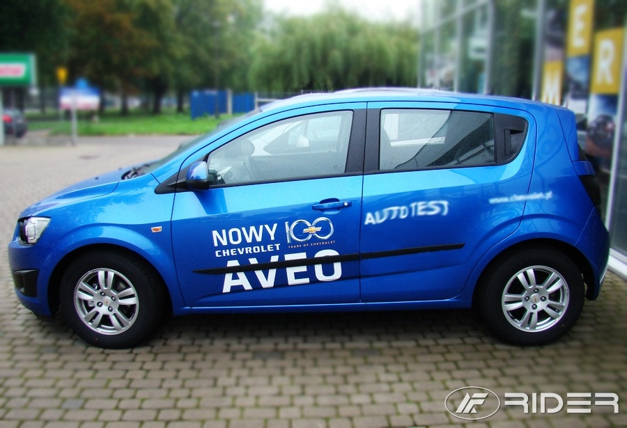 Riderauto Lišty dverí - Chevrolet AVEO  2011-2015