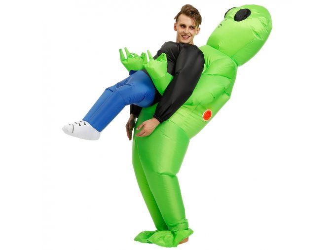 Nafukovací kostým mimozemšťan