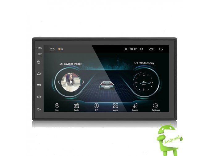 2DIN autorádio Android