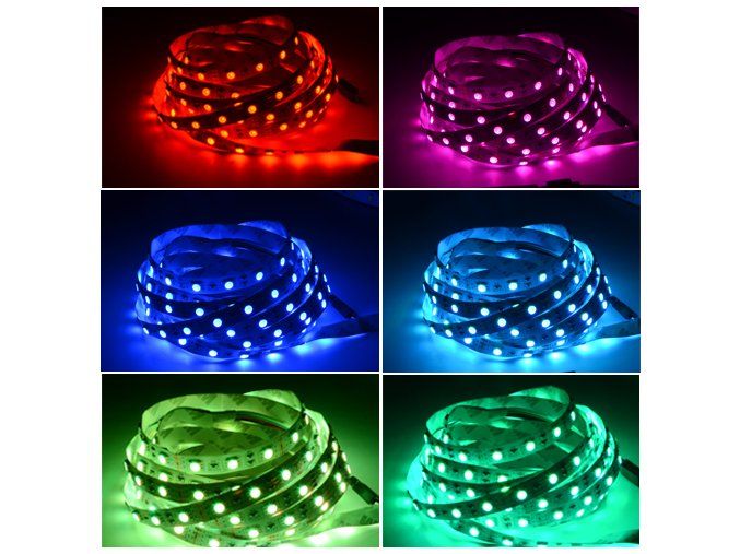 Led pásek rgb 5m