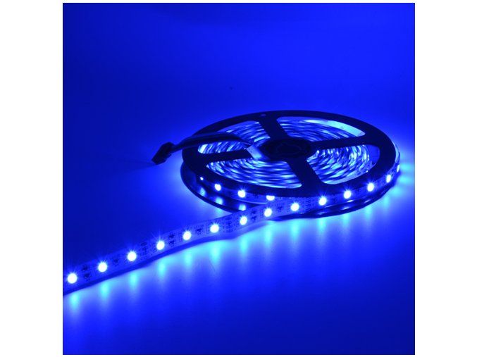 Led pásek 5m modrá