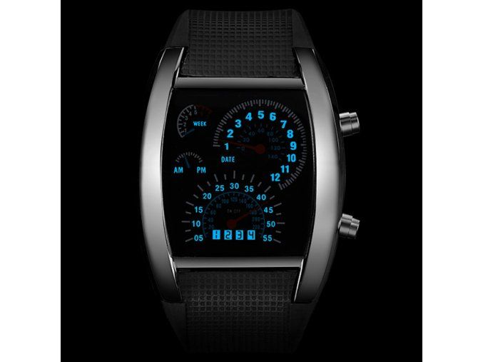 LED módní hodinky Speed