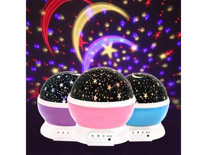 LED noční projektor nebe