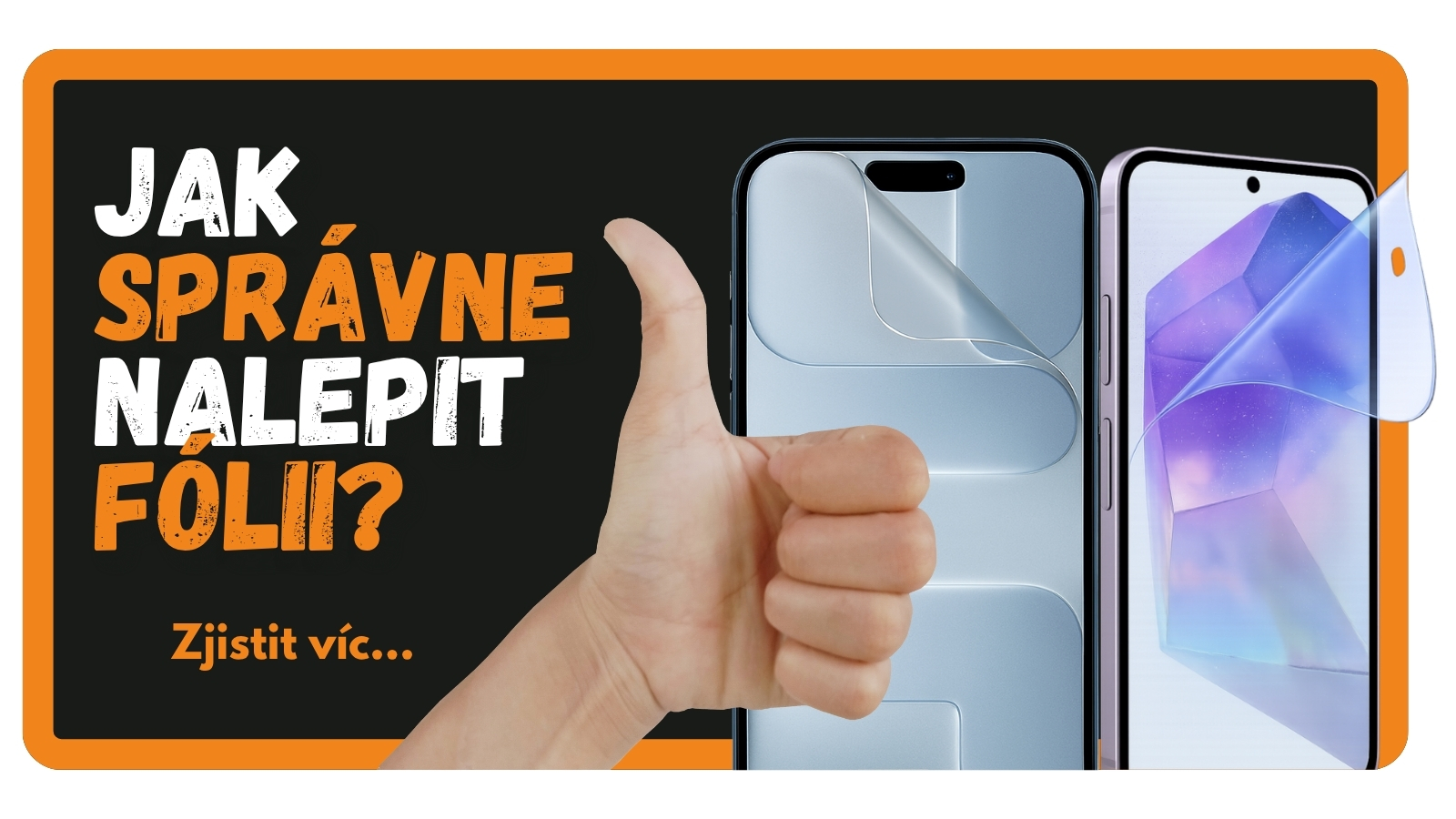 Jak správně nalepit ochrannou fólii na telefon?