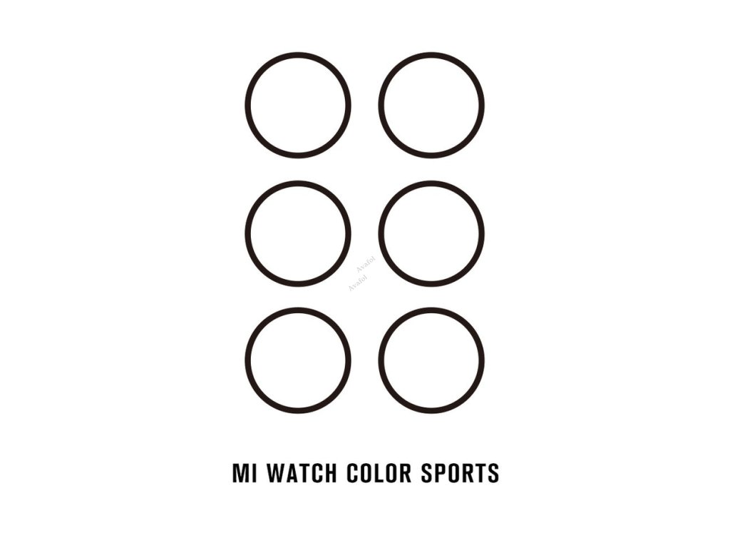 mi watch color sports folia na hodinky avafol