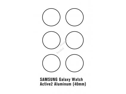 Aluminum 40mm Samsung Watch folia na hodinky folia folia folia ochrana