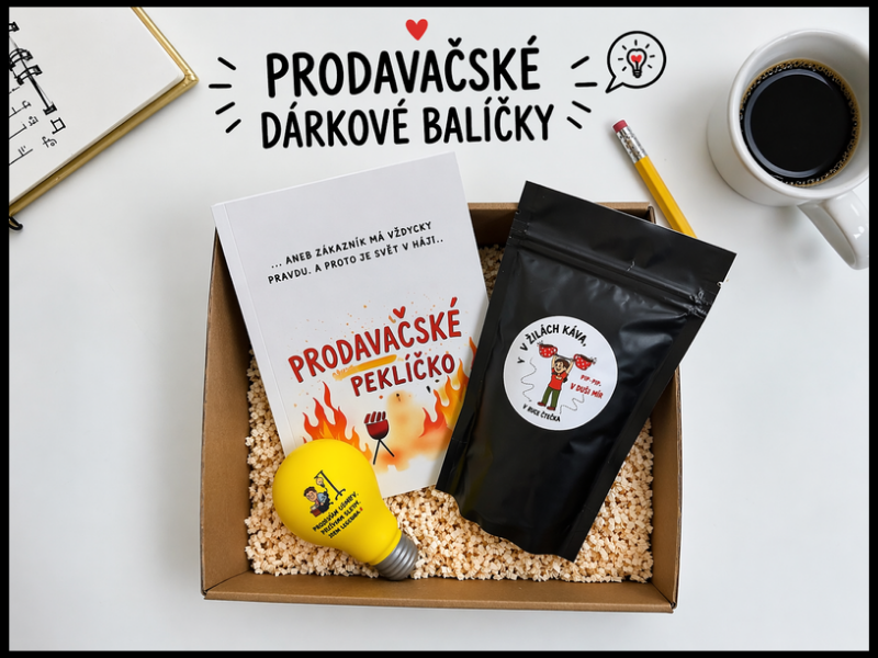 prodavačský dárkový balíček