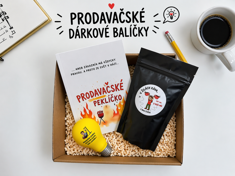 prodavačský dárkový balíček