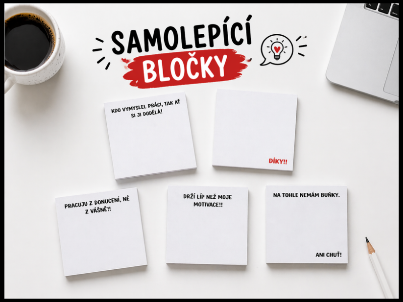 samolepící bločky