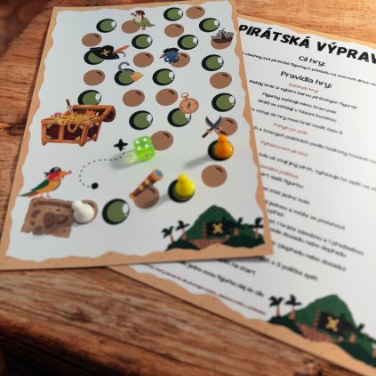 Pirátská cestovní hra