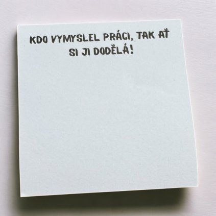 Samolepící bloček dárek pro kolegu