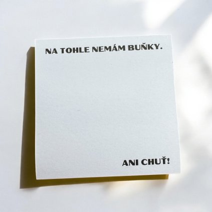 Samolepící bloček dárek pro kolegu