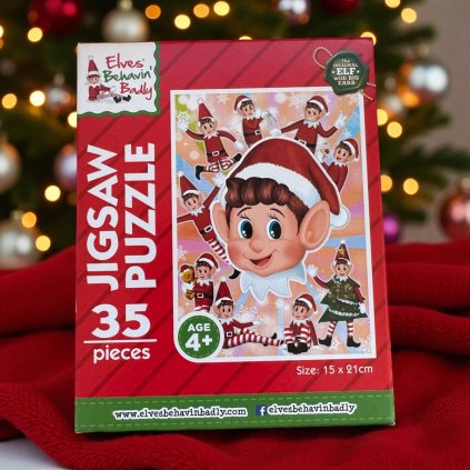 Puzzle zlobivý elf
