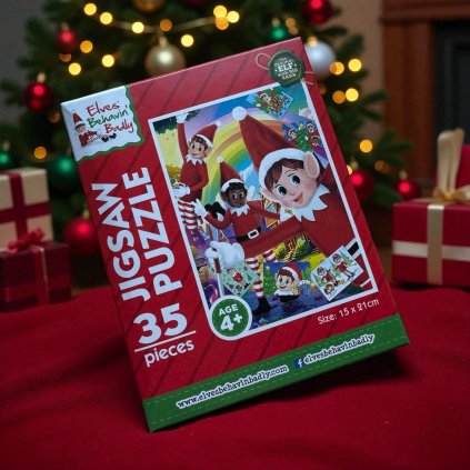 Puzzle zlobivý elf