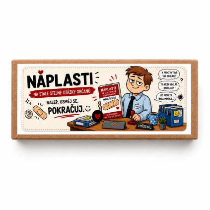 Vtipný dárek pro kolegu náplasti