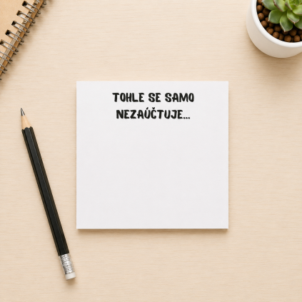 Samolepící vloček vtipný