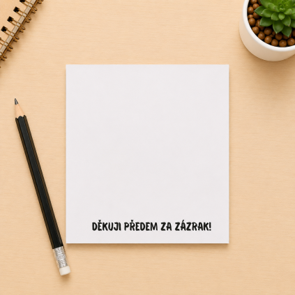 Samolepící bloček vtipný