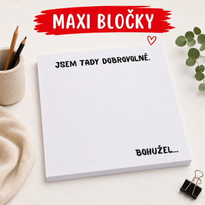 Samolepící bloček maxi