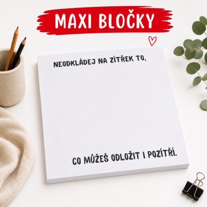 Samolepící bloček Maxi