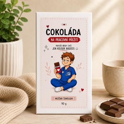 Dárek pro zdravotníka čokoláda