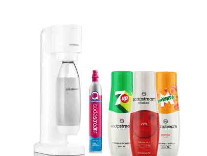 GAIA White szódavíz-készítő + 3 szirup