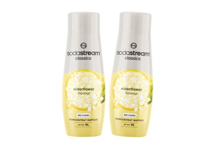 2× Syrop o smaku czarnego bzu Zero SodaStream 440 ml