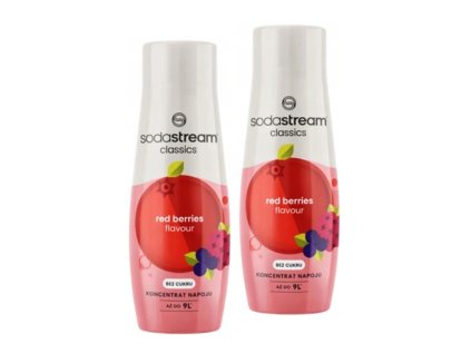 2× Syrop o smaku czerwonych owoców Zero SodaStream 440 ml