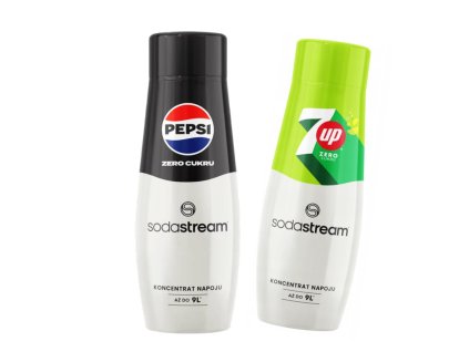 SodaStream 7up ZERO Sirup + Pepsi Max 2x440ml