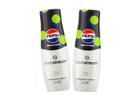 SODASTREAM 2x Pepsi Max Lime bez cukru syropy