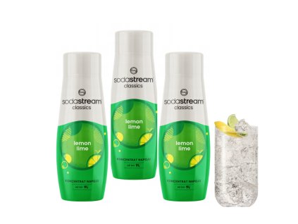 SodaStream 3x Lemon-Lime Syrups