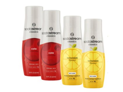 SODASTREAM 2x Cola 2x Limonádé Zero