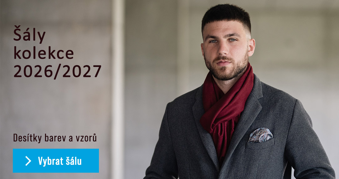 Nová kolekce šál 2026/2027. Výběr z desítek barev a vzorů.
