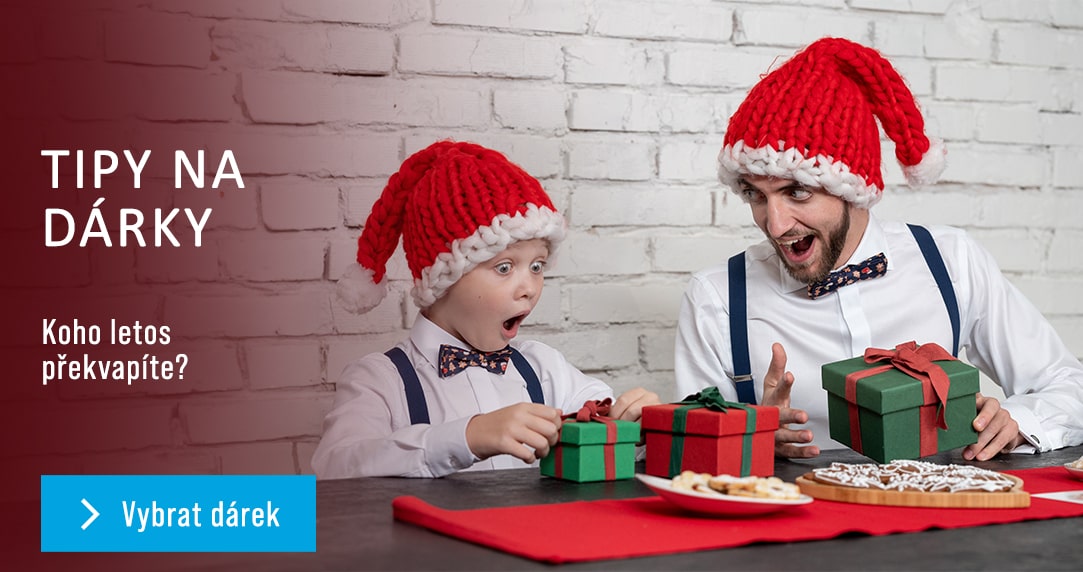 Tipy na vánoční dárky. Kravaty, motýlky, šle/kšandy a další doplňky Avantgard na Vánoce