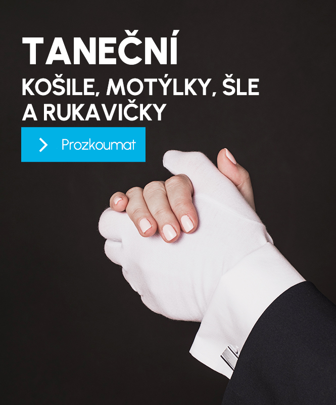 Kolekce AVANTGARD do tanečních - košile, motýlky, šle, rukavičky