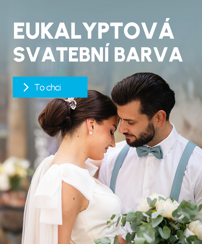 Svatební kolekce doplňků v Eukalyptové barvě