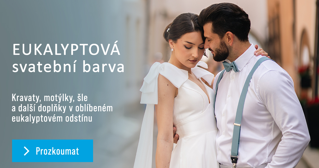 Svatební kolekce doplňků v Eukalyptové barvě